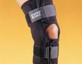 HELY & WEBER Kuhl Knapp Knee Brace with Standard Hinges 5656-BLK-L