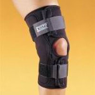 Knapp Knee Brace with Standard Hinges 5656-BLK-M