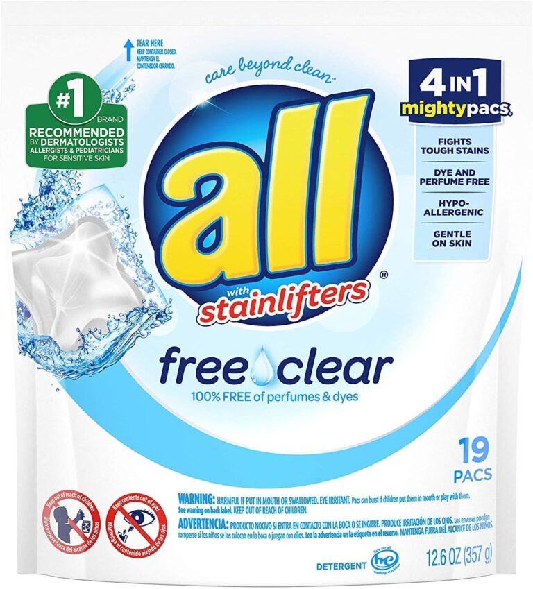 DIAL 7261373977: ALL POD SDL FREE AND CLEAR 19/PK (Case of 6 Packs)