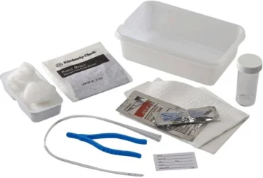 COVIDIEN Curity Open System Catheterization Tray - Vinyl, PVP, Latex-Free (Model 3143)