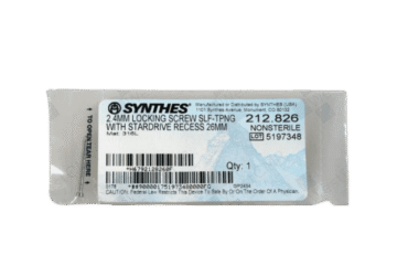 DEPUY SYNTHES 212.826 2.4mm Locking Screw 26mm
