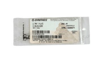 DEPUY SYNTHES 242.41 T-Plate 2.7mm 3 Hole 32mm