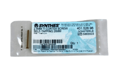 DEPUY SYNTHES 401.526.96 Ti Cortex Screw 2.4mm x 26mm