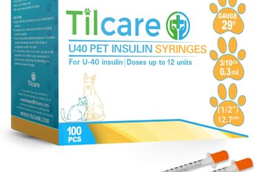 EasyTouch® Vet U-40 Insulin Syringe – 29G x ½", 0.3cc, for Pets, 500 Boxes