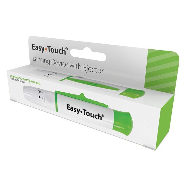 EasyTouch® Lancing Device – Adjustable Depth, Universal Fit, 10 Cases of 1 Box (SKU: 808002)