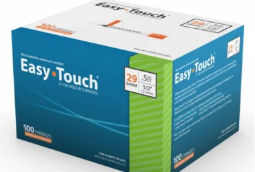 EasyTouch® Insulin Syringe 29G x ½", 0.5cc – Individually Wrapped, 100/Box - 500/Case