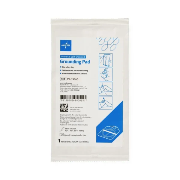 MEDLINE PAD9165 Grounding Pad Split 9’ Cord