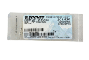 DEPUY SYNTHES 201.820 2.0MM CORTEX SCREW SELF-TAP 20MM