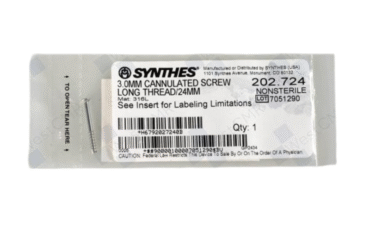 DEPUY SYNTHES 202.724 3.0MM CANN SCREW LONG THREAD 24MM