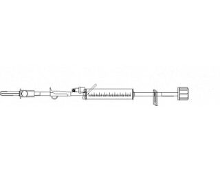 ICU MEDICAL B9236 Burette Set with Clave and Clamp - 150mL, 23in, DEHP-Free