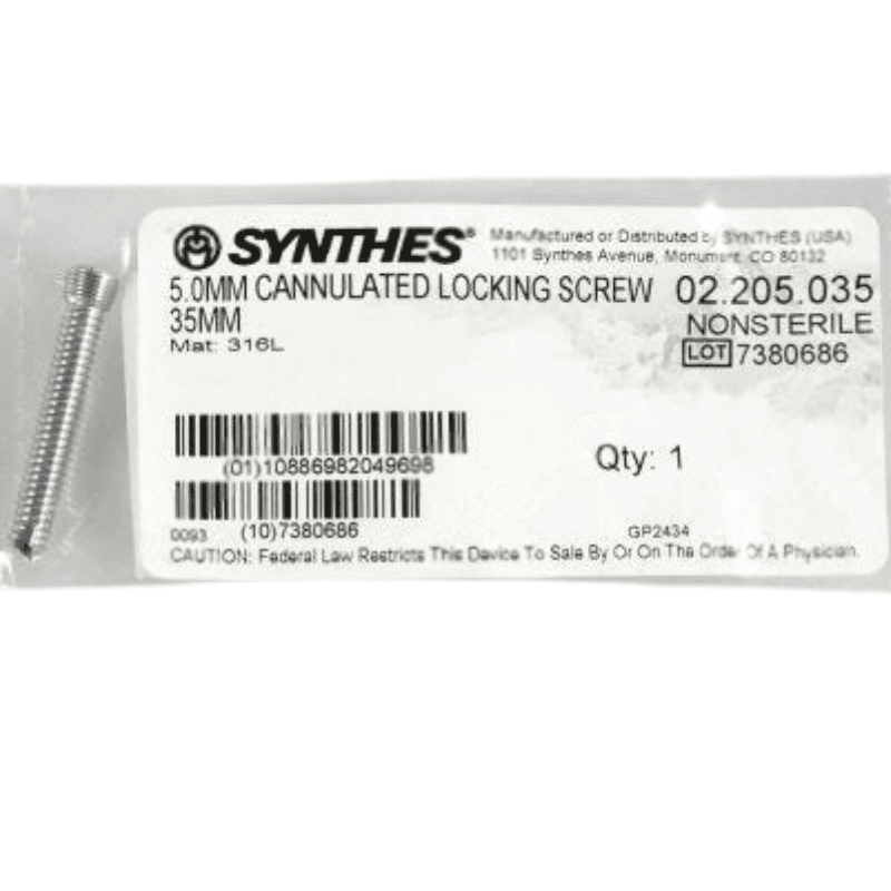 DEPUY SYNTHES 02.205.035 LOCKING SCREW 35MM DEPUY SYNTHES 02.205.035 LOCKING SCREW 35MM