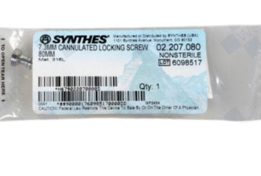 DEPUY SYNTHES 02.207.080 7.3MM CANN LOCKING SCREW 80MM