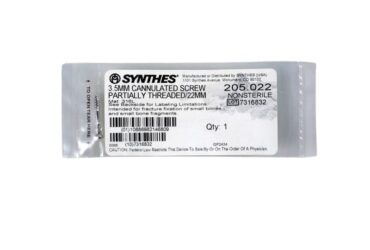 DEPUY SYNTHES 205.002 3.5MM SCREW PARTIALLY THREADED 22MM