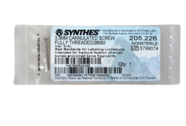 DEPUY SYNTHES 205.226 3.5MM CANN SCREW FULL THREAD 26MM