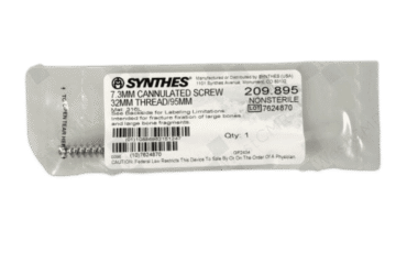 DEPUY SYNTHES 209.895 7.3MM SCREW 32MM THREAD 95MM