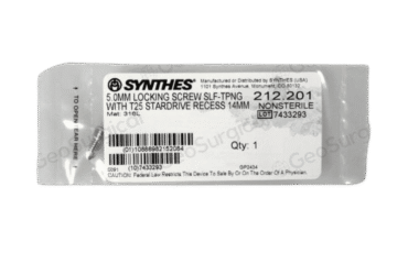 DEPUY SYNTHES 212.201 5.0mm Locking Screw T25 Recess 14mm