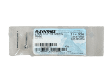 DEPUY SYNTHES 214.028 4.5MM CORTEX SCREW 28MM