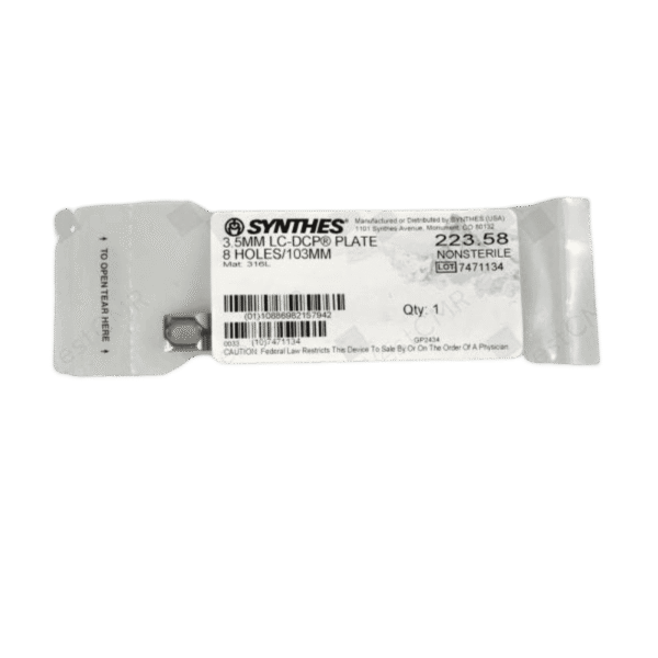 DEPUY SYNTHES 223.58 3.5MM LC-DCP PLATE 8 HOLE 103MM