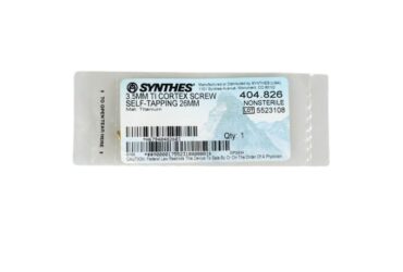 DEPUY SYNTHES 404.826 3.5MM TI CORTEX SCREW 26MM