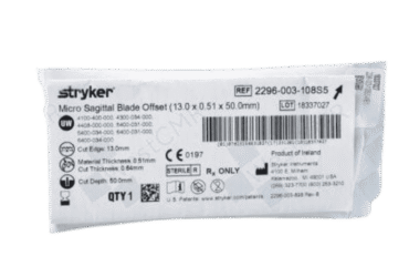 STRYKER 2296-003-10855 MICRO SAGITTAL BLADE 13X0.51X50MM