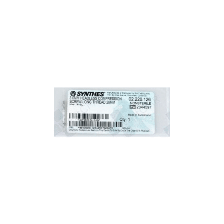 DEPUY SYNTHES 02.226.126 Headless Compression Screw 26mm