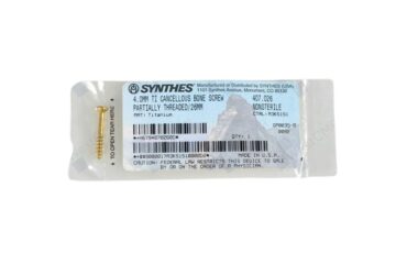 DEPUY SYNTHES 407.026 4.0MM TI PT CANCEL SCREW 26MM