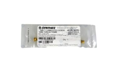 DEPUY SYNTHES 408.905 7.3MM TI CAN SCREW 16THREAD 105MM