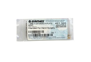 DEPUY SYNTHES 421.320 1.3MM TI EXT H-PLATE RIGHT
