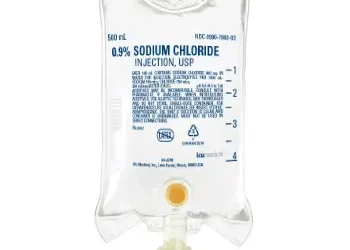 ICU Medical 798303 - 0.9% Sodium Chloride Injection, USP, 500 mL IV Bag, 24/Case – NDC 0990-7983-03