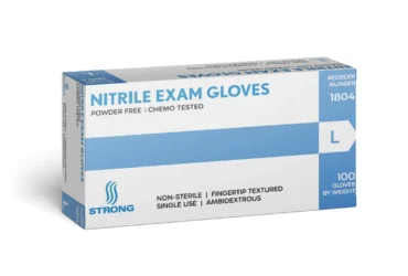 Strong Nitrile Exam Glove Chemo - Blue 3.5 Mil - Large 1804