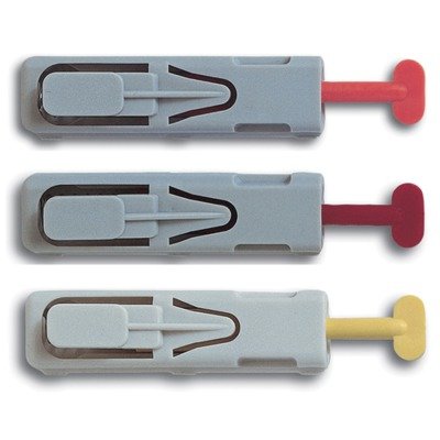 Unistik 2 Orange 3.0mm Depth Safety Lancets – Comfortable and gentle, 100 Count per Box (40 Boxes per Case)