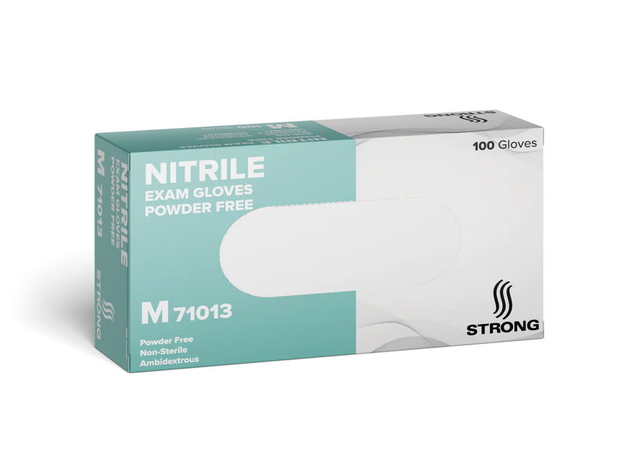 Strong Nitrile Glove - Blue 3mil - Medium 71013 Strong Nitrile Glove - Blue 3mil - Medium 71013