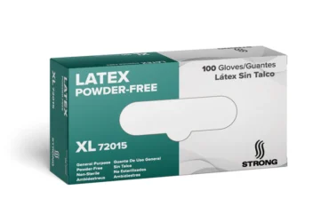 STRONG Latex Glove - Powderfree - XL 72015 100 per box, 10 boxes/case