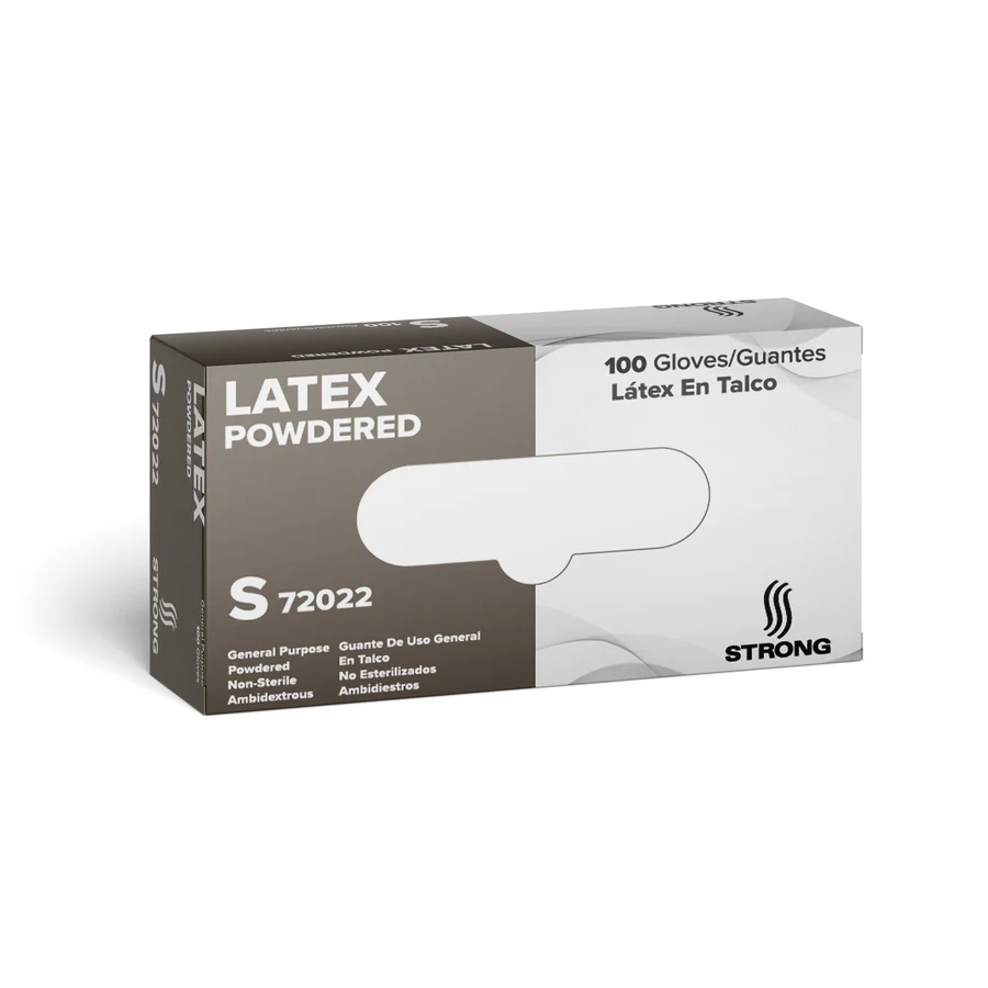 72022-LatexGPPP_1_900x STRONG Latex Glove - PrePowdered - Small 72022 100/box, 10 boxes/case - Image 1