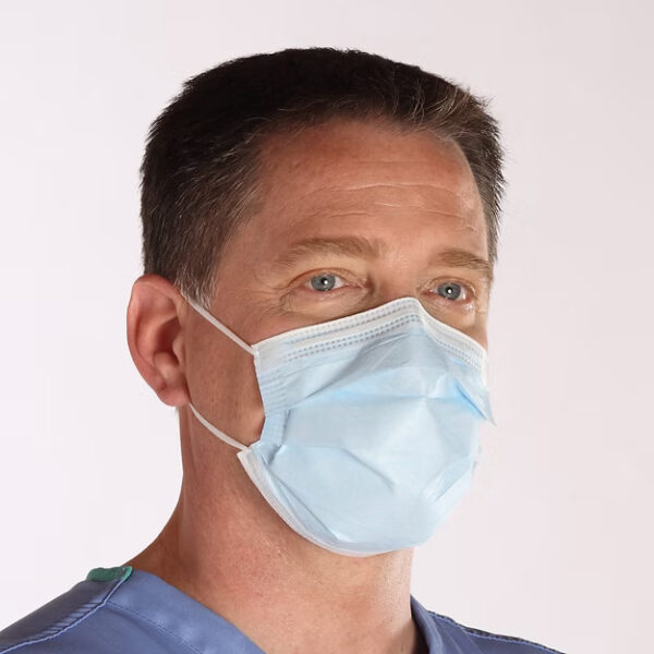 ProGear Pro-80 Fluid-Resistant Mask, ASTM Level 1, Earloop, Blue, 500/Case (USA)