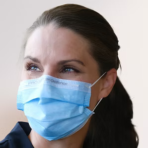 ProGear, Pro-Lite Surgical Mask, ASTM Level 1, Tie, Blue