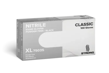 Strong Nitrile Glove - Black 3 Mil - XL 75035