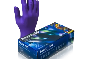 Aurellia Sonic100 Large Nitrile Powder-Free Examination Gloves – 1000 per Case