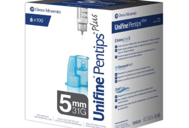 Unifine Pentip Plus Pen Needles 5mm x 31G – 30Count per Box (100 Boxes per Case) – With Safety Removal Chamber