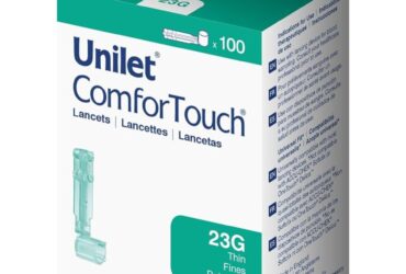 Unilet ComforTouch Thin Lancets 23G, 100 Count per Box (50 Boxes per Case)