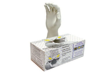 White Mamba PFX100 7 Mil Latex Disposable Gloves Small 100 per Box