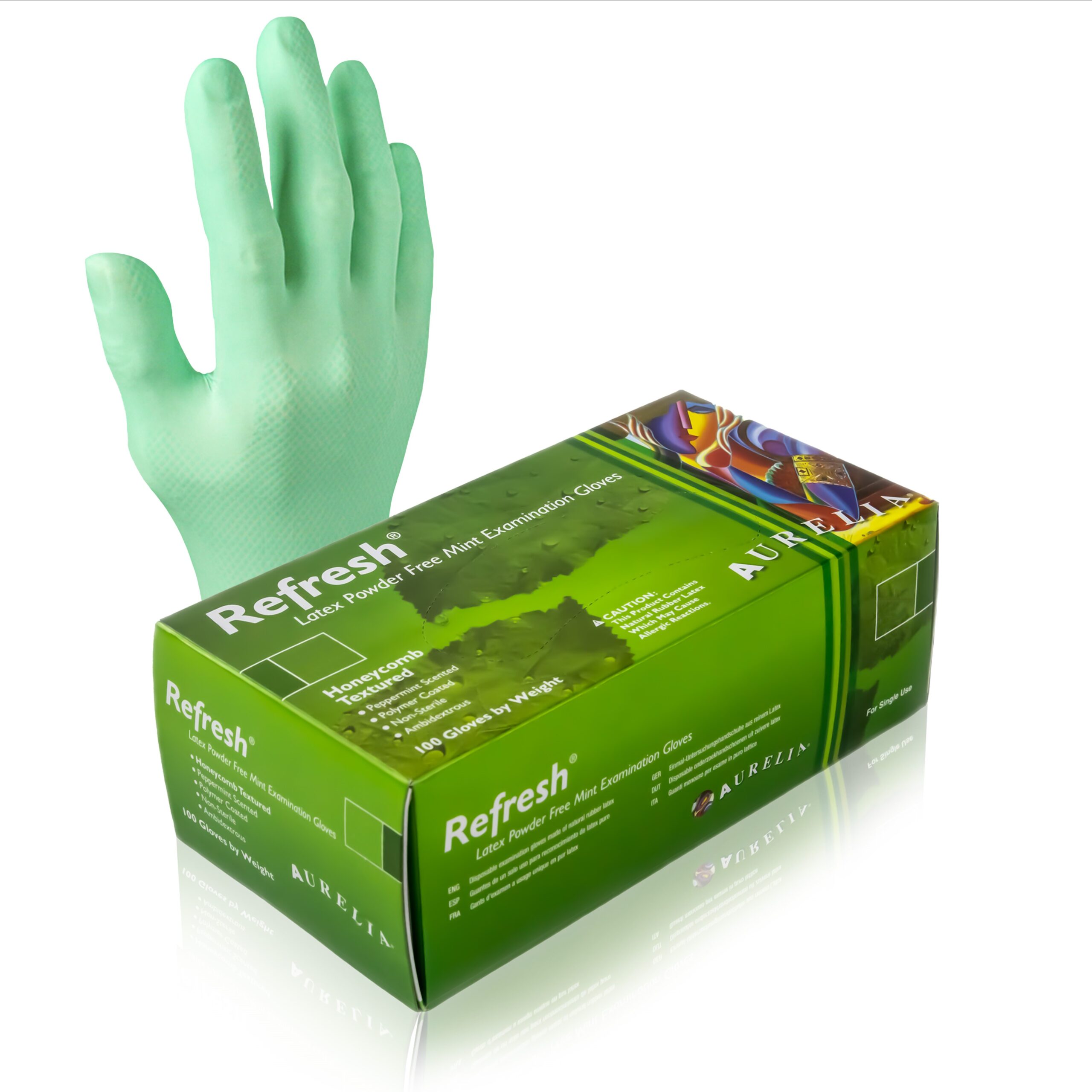 aurelia-refresh-glove-box-2 Aurellia Refresh XS Nitrile Powder-Free Examination Gloves – 1000 per Case