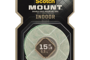 3M Mounting Tape Foam – Reliable and Strong Bond, 2 lb Capacity, 1/2 in x 75 in, White