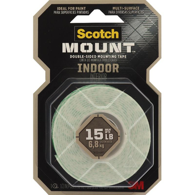 044a184510cac26d17e2aba0a91f1e8c86f0c6bd_50903 3M Mounting Tape Foam – Reliable and Strong Bond, 2 lb Capacity, 1/2 in x 75 in, White