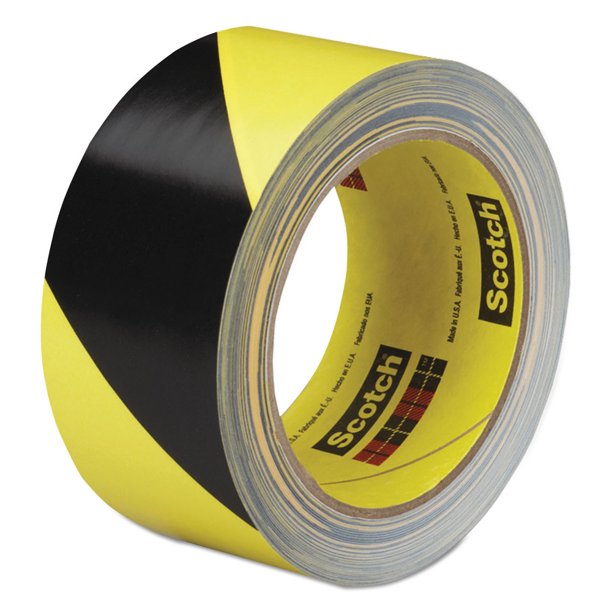 3M-MMM57022-Diagonal-Stripe-Safety-Tape-1-Roll-Black-Yellow_6b969bce-9fb1-44bb-b2d2-401915f064f7.7aabe0f338ae20c000d511b7da82157f 3M Diagonal Stripe Safety Tape – Highly Visible and Reliable Floor Marking, Yellow and Black