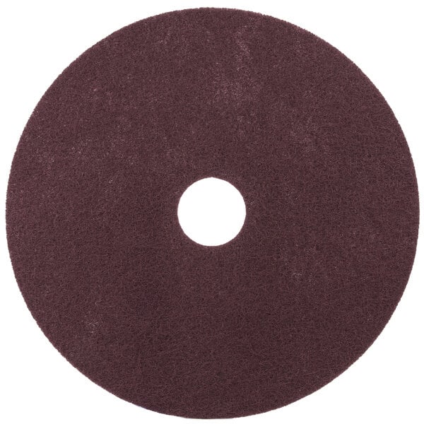 3M Scotch-Brite Surface Preparation Pad – Durable and Effective Cleaning, 20 in Diameter, Maroon, 10 per Carton