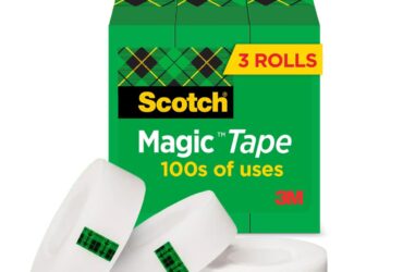 3M Scotch Magic Tape Refill – Reliable and Long-Lasting, 3/4 in x 1000 in, Clear