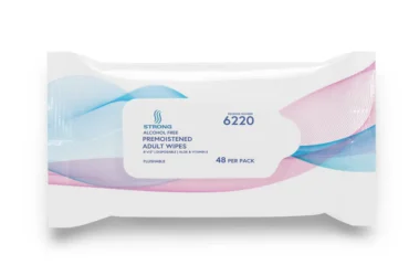 STRONG Wipes - 8"x12" - Flushable 6220 48/pack, 12 packs/case