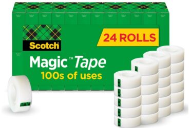 3M Scotch Magic Tape Value Pack – Reliable and Long-Lasting, 3/4 in x 1000 in