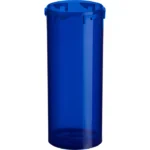 Ovals and Vials 08496-0822-41 ColorSafe 8 dram Blue Vial with Child Resistant Cap CRC